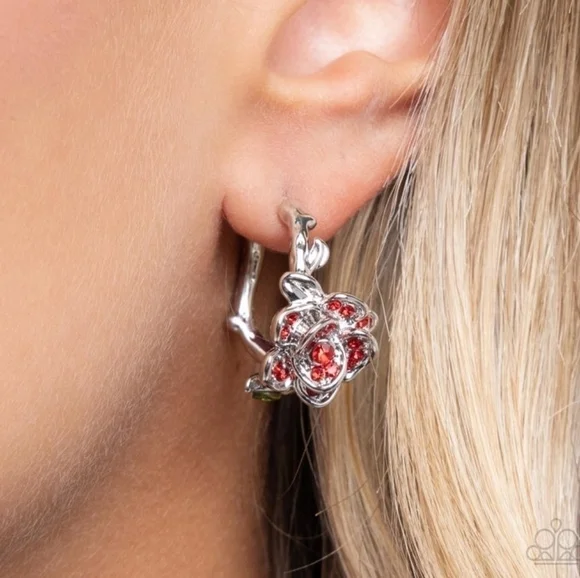 Mother of rose earrings - Picture 5 of 6